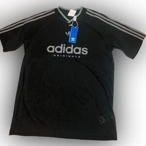 Men’s adidas Originals Black/Grey Logo Tee